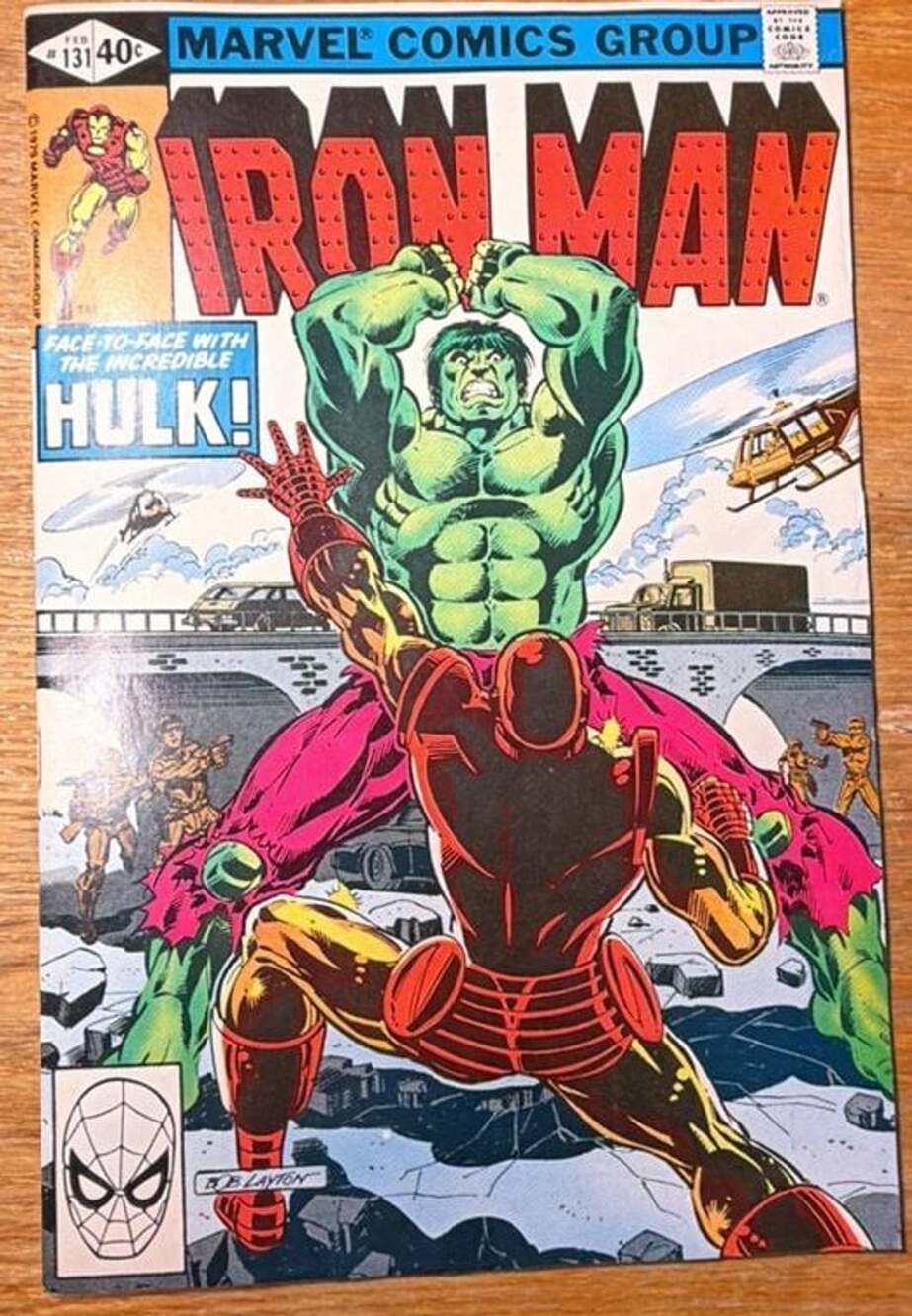 Iron Man #131 Marvel Comics Feb 1980 Face-to-Face with the Incredible Hulk